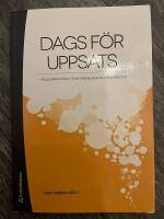 Dags f&ouml;r uppsats