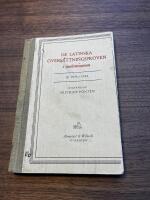 De latinska &ouml;vers&auml;ttningsproven i studentexamen. Del II. 1935-1952