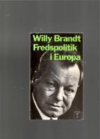 FREDSPOLITIK I EUROPA