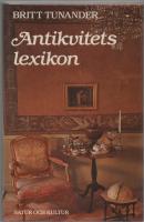 Antikvitetslexikon
