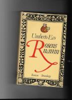 Rosens namn : roman