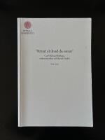 "Strunt alt hvad du orerar" : Carl Michael Bellman, ordensretoriken och Bacchi Orden