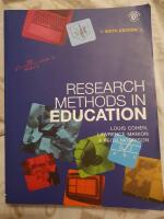Research methods in education