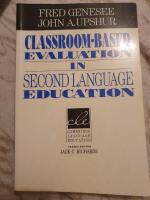 Classroom-based evaluation in second language education