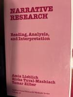 Narrative research - reading, analysis, and interpretation