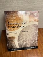 Statistics for psychology