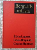 Bergvalls ordlista