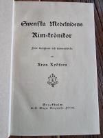 Svenska Medeltidens Rim-kr&ouml;nikor I-II 