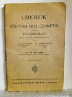 L&auml;robok i r&auml;kning och geometri f&ouml;r folkskolan