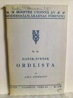 Dansk - svensk ordlista