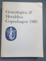 Genealogica & heraldica Copenhagen 1980