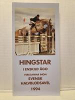 Hingstar i enskild &auml;go verksamma inom svensk halvblodsavel 1994