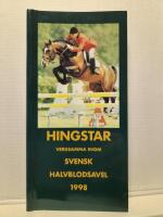 Hingstar verksamma inom svensk halvblodsavel 1998