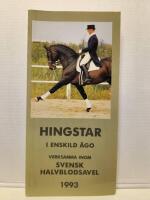 Hingstar i enskild &auml;go verksamma inom svensk halvblodsavel 1993