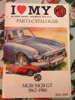 Parts catalogue MGB/MGB GT 1962-1980