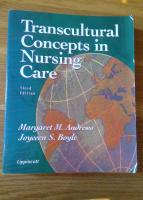 Transcultural concepts in nursing care