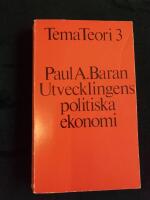 Utvecklingens politiska ekonomi