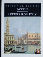 Letters from Italy (Penguin Classics 60s)