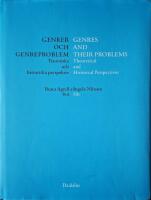 Genrer och genrerproblem: Teoretiska och historiska perspektiv / Genres and Their Problems:Theoretical and Historical Perspectives
