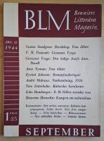 Bonniers Litter&auml;ra Magasin (BLM) Sept 1944, &Aring;rg&aring;ng 13, nr.7
