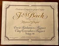 Oeuvres Completes pour Orgue de J S Bach vol III