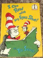 I can read with my eyes shut