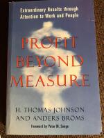 Profit beyond measurement