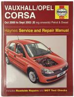 Vauxhall / Opel Corsa  Oct 2000 - Sep 2003