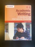Academic writing : a handbook for international students