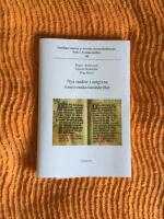 Nya studier i outgivna fornsvenska handskrifter