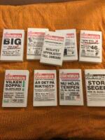 SL Buss AB Omnibuss video - VHS-tidning 1994-1996 9 st