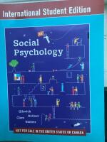 Social psychology