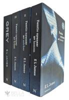 4 * Fifty Shades : 1. Femtio nyanser av honom / 2. Femtio nyanser av m&ouml;rker / 3. Femtio nyanser av frihet / 4. Grey (Femtio nyanser av honom enligt Christian)