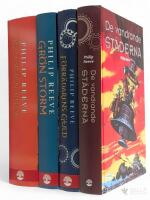De vandrande st&auml;derna (Mortal Engines) bok 1-4: 1. De vandrande st&auml;derna / 2. F&ouml;rr&auml;darens guld / 3. Gr&ouml;n storm / 4. D&auml;r v&auml;rlden slutar