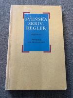 Svenska skrivregler