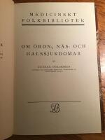 Om &ouml;ron-, n&auml;s- och halssjukdomar