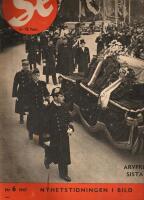Tidningen SE nr 6 1947 prins Gustaf Adolfs d&ouml;d