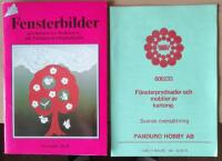 F&ouml;nsterprydnader och mobiler av kartong