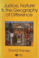 Justice, nature and the geography of difference