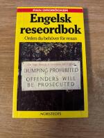 Engelsk reseordbok : engelsk-svensk, svensk-engelsk : orden du beh&ouml;ver f&ouml;r resan