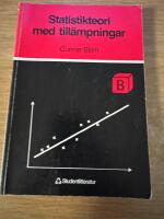Statistikteori med till&auml;mpningar