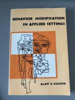 Behavior Modification in Applied Settings