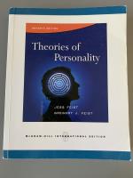 Theories of personality