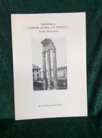 Uppm&auml;tning av Castor och Pollux templet Forum Romanum