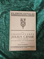 N:o 1. Shakespeares Julius Caesar i Hagbergs &ouml;vers&auml;ttning med inledning och f&ouml;rklaringar av Josua Mj&ouml;berg 