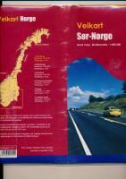 Veikart S&oslash;r-Norge. 2 kartor i plastfickor. Skala 1:400 000