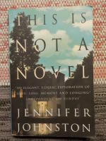 This is Not a Novel