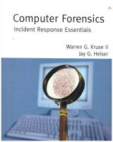 Computer forensics - incident response essentials