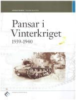 Pansar i Vinterkriget : 1939-1940