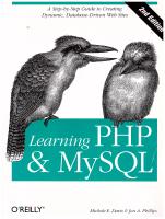 Learning PHP & MySQL, 2E
